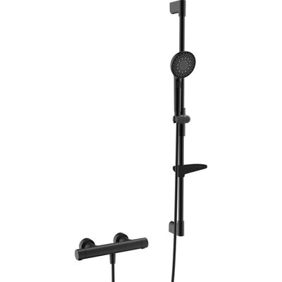 Sistema de Ducha Hansa Prisma - Termostato, Montaje en Pared, 970mm Sistema de Ducha Hansa Prisma - Termostato, Montaje en Pared, 970mm