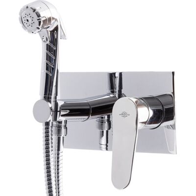 Presto Dalma 7207500 Grifo Ducha Inodoro Monomando Mezclador Cuadrado Cromo Presto Dalma 7207500 Grifo Ducha Inodoro Monomando Mezclador Cuadrado Cromo