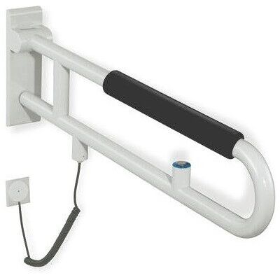 HEWI - Serie 801 riel abatible - Largo 700 mm - Ø33 mm - Soporte de WC HEWI - Serie 801 riel abatible - Largo 700 mm - Ø33 mm - Soporte de WC