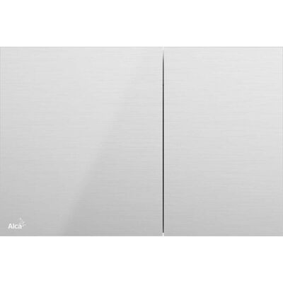 Alcaplast Alca Flat - Botón De Control Empotrado, Acero Inoxidable Semimate/brillo Air-inox Alcaplast Alca Flat - Botón De Control Empotrado, Acero Inoxidable Semimate/brillo Air-inox