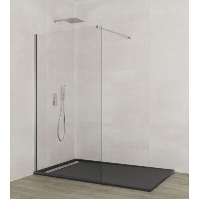 Mampara De Ducha Fija Screen Cromo Transparente 71,5-73 Cm - Gme Mampara De Ducha Fija Screen Cromo Transparente 71,5-73 Cm - Gme
