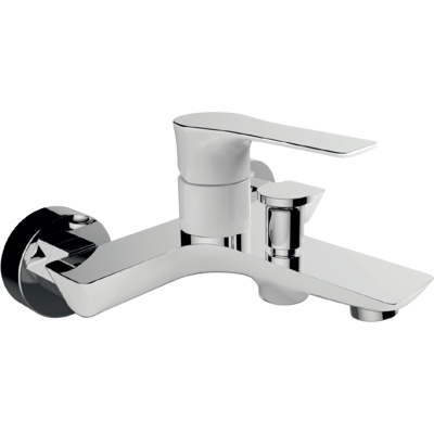 Essebagno Lover Grifo - Cerámica, 150mm, Blanco y Cromo - Grifo para Ducha de Baño Essebagno Lover Grifo - Cerámica, 150mm, Blanco y Cromo - Grifo para Ducha de Baño