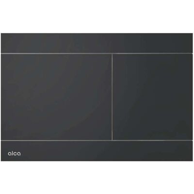 Alcaplast Alca Flat - Control De Descarga, Negro Mate Fun-black Alcaplast Alca Flat - Control De Descarga, Negro Mate Fun-black