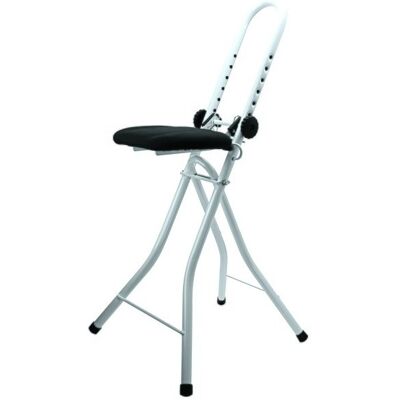 Taburete de planchar MSV ajustable y plegable Blanco Taburete de planchar MSV ajustable y plegable Blanco