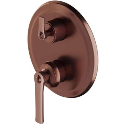 Omnires Armance - Grifo Empotrado, Para 3 Dispositivos, Con Cuerpo De Montaje, Cobre Cepillado Am5237orb Omnires Armance - Grifo Empotrado, Para 3 Dispositivos, Con Cuerpo De Montaje, Cobre Cepillado Am5237orb
