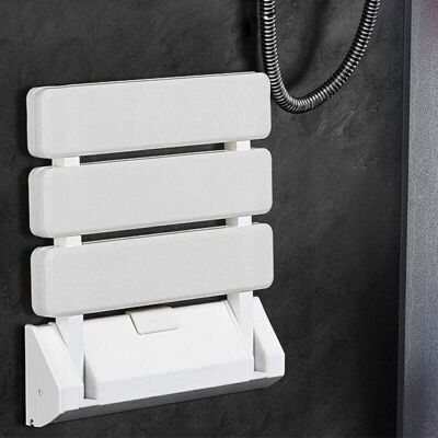 OEM Asiento De Ducha Plegable, De Pared, Con Capacidad De Carga De 130 Kg, Taburete De Ducha Plegable Para Baño, Blanco -crezuo OEM Asiento De Ducha Plegable, De Pared, Con Capacidad De Carga De 130 Kg, Taburete De Ducha Plegable Para Baño, Blanco -crezuo