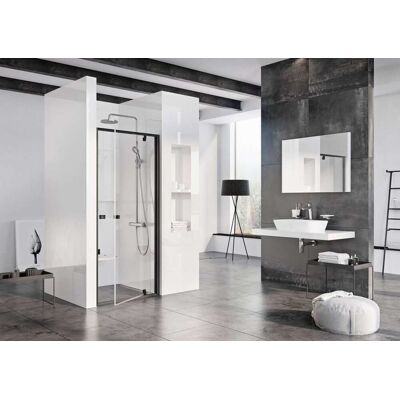 Ravak Pivot - Puerta De Ducha Pivotante Pdop1-90, 86-91 Cm, Negro/cristal 03g70300z1 Ravak Pivot - Puerta De Ducha Pivotante Pdop1-90, 86-91 Cm, Negro/cristal 03g70300z1