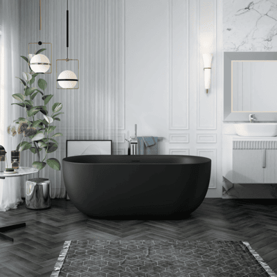 Bañera exenta Lisbon Negro 170cm - Baño Bañera exenta Lisbon Negro 170cm - Baño