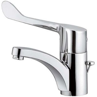 Kludi Medi-Care Grifo de lavabo monocomando - Caño fijo, Palanca clínica Kludi Medi-Care Grifo de lavabo monocomando - Caño fijo, Palanca clínica