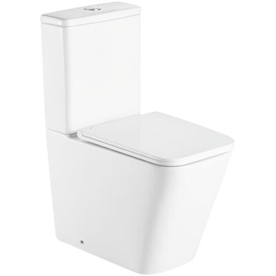 Inodoro Aquore PISA Cerámica Blanca Moderno Minimalista Baño - WC Inodoro Aquore PISA Cerámica Blanca Moderno Minimalista Baño - WC