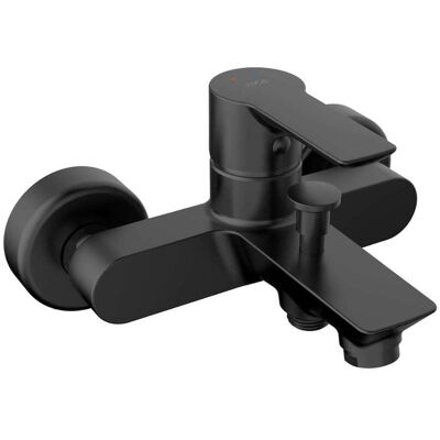 Jika Ponta Style - Grifo De Bañera, Negro Mate H3212h77164001 Jika Ponta Style - Grifo De Bañera, Negro Mate H3212h77164001