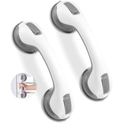 OEM Barra De Apoyo Para Ducha Gris De 2 Piezas Con Ventosa, 30 Cm, Barra De Apoyo Para Baño, No Requiere Perforación, Seguridad Para Personas Mayores, Antideslizante, Reutilizable, Para Bañera, Inodoro, P OEM Barra De Apoyo Para Ducha Gris De 2 Piezas Con Ventosa, 30 Cm, Barra De Apoyo Para Baño, No Requiere Perforación, Seguridad Para Personas Mayores, Antideslizante, Reutilizable, Para Bañera, Inodoro, P