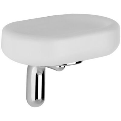 Gessi Goccia Soporte de Jabón - Montaje en Pared, GRES Blanco - 38001 Gessi Goccia Soporte de Jabón - Montaje en Pared, GRES Blanco - 38001