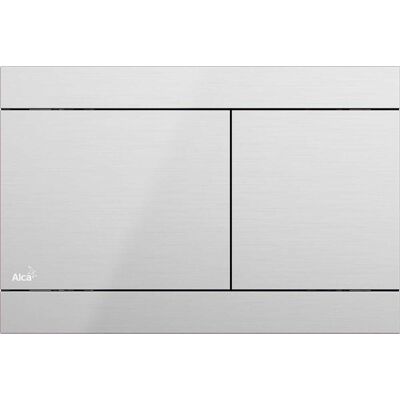 Alcaplast Alca Flat - Control De Descarga, Acero Inoxidable Semi Mate Fun-inox Alcaplast Alca Flat - Control De Descarga, Acero Inoxidable Semi Mate Fun-inox