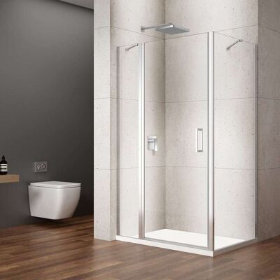 Gelco Loro - Box Doccia 90x80 Cm, Vetro Trasparente/cromo Gn4690-03 Gelco Loro - Box Doccia 90x80 Cm, Vetro Trasparente/cromo Gn4690-03