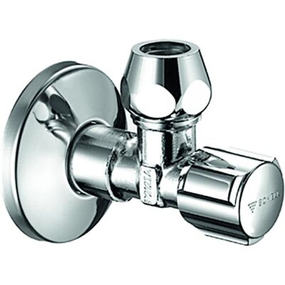 Válvula angular Schell Comfort - Ahorro de agua, Latón, Cromo - 049150699 Válvula angular Schell Comfort - Ahorro de agua, Latón, Cromo - 049150699