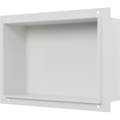 Nicho De Ducha En Acero Inoxidable, Repisa De Ducha Sin Marco Bs203010 - 20x30x10cm - Blanco - Bernstein Nicho De Ducha En Acero Inoxidable, Repisa De Ducha Sin Marco Bs203010 - 20x30x10cm - Blanco - Bernstein