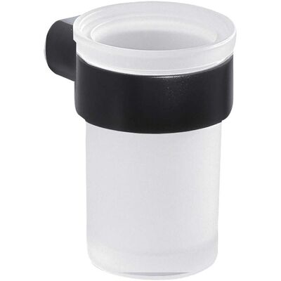 Gedy - PI101400101 - Negro mate - Portacepillos Gedy - PI101400101 - Negro mate - Portacepillos