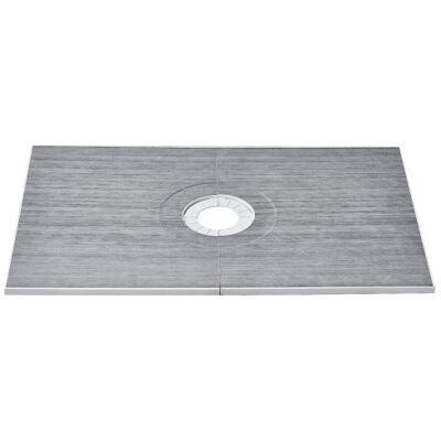 VEVOR Duschrand-set, 1524 X 965 X 28 Mm, Großes Duschwannen-set Mit Zentralablauf, Leichte Eps-duschinstallationssets Mit 2 Wasserdichten Tüchern, Duschwannen-neigungsstangen Passend Für Badezimmer VEVOR Duschrand-set, 1524 X 965 X 28 Mm, Großes Duschwannen-set Mit Zentralablauf, Leichte Eps-duschinstallationssets Mit 2 Wasserdichten Tüchern, Duschwannen-neigungsstangen Passend Für Badezimmer