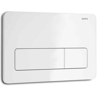 Placa Doble Pulsador Inodoro Suspendido Eon - Gala Color: Cromo Brillo Placa Doble Pulsador Inodoro Suspendido Eon - Gala Color: Cromo Brillo