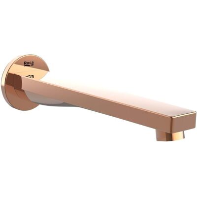 Roca - A5253089rg Aqua Square Caño De Pared Para Bañera Oro Rosa - Ref: A5253089rg Roca - A5253089rg Aqua Square Caño De Pared Para Bañera Oro Rosa - Ref: A5253089rg