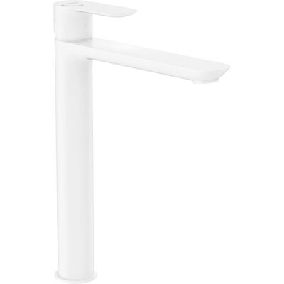 Roca - A5a346eb00 Cala Grifo Monomando Lavabo Con Caño Alto Cuerpo Liso Cold Start Blanco Mate - Ref: A5a346eb00 Roca - A5a346eb00 Cala Grifo Monomando Lavabo Con Caño Alto Cuerpo Liso Cold Start Blanco Mate - Ref: A5a346eb00