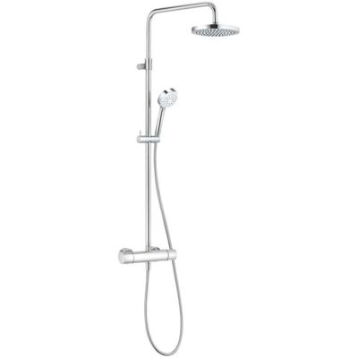 Kludi - Sistema De Ducha Doble Con Termostato Logo, Ducha De Techo Kludi - Sistema De Ducha Doble Con Termostato Logo, Ducha De Techo