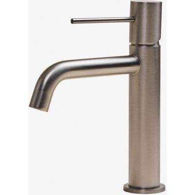 Grifo de lavabo en latón gris cromado Orveta - Decoración de baño Grifo de lavabo en latón gris cromado Orveta - Decoración de baño