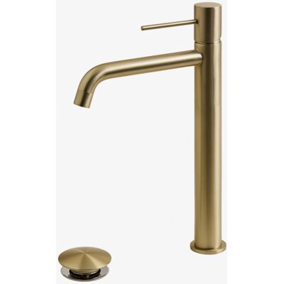 Set De Grifo De Lavabo En Latón Y Válvula De Desagüe Para Lavabo Tipo Click-clack Orveta Sklum ↑30 Cm Set De Grifo De Lavabo En Latón Y Válvula De Desagüe Para Lavabo Tipo Click-clack Orveta Sklum ↑30 Cm