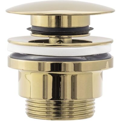 Tapón click-clack universal dorado Rea - Accesorio de baño Tapón click-clack universal dorado Rea - Accesorio de baño