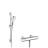 Combinación de ducha Hansgrohe Crometta Vario 27812400 con barra 65 cm / Ecostat 1001 cl blanco/cromo