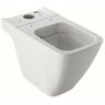 ICon Square Inodoro de suelo con lavabo sin borde, forma cerrada, para Kombinat blanco Geberit