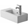 Lavamanos Duravit vero con rebosadero 500x250mm 1 orificio para grifería li sw