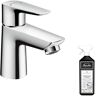 Monomando de lavabo ahorrador de agua cromado + limpiador Briochin - chrome - Hansgrohe