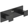 Roca - Percha doble hotel's negro mate square A817602C40