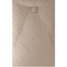 Idralite - Plato de ducha ceniciento efecto piedra mod. Blend 80x120 cm rectangular