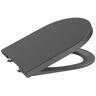 Asiento Inspira Compact en anticaídas Supralit 'Silencio', doble lacado, desmontable, Onyx (A80152C64B) - Roca