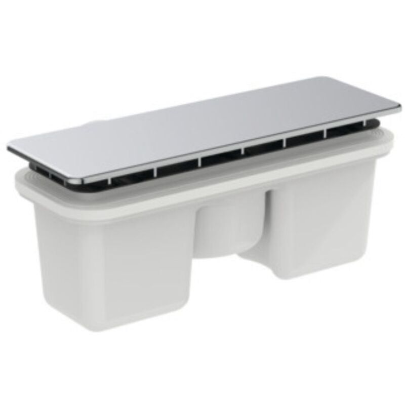 Ideal Standard Sumidero rectangular y tapa para plato de ducha Ultra Flat New, Cromo - Chromé - Ideal Standard