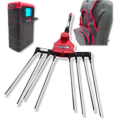 Cosechadora Telescópica De Frutas Y Aceitunas Con Batería De Iones De Litio De 43,2 V Y Mochila Rambo Cosechadora Telescópica De Frutas Y Aceitunas Con Batería De Iones De Litio De 43,2 V Y Mochila Rambo