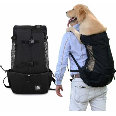 Mochila Para Perros Minkurow Con Forro Impermeable, Mascota Pequeña Para Senderismo, Ciclismo Para Caminar, Tamaño L: 57x12x28cm Mochila Para Perros Minkurow Con Forro Impermeable, Mascota Pequeña Para Senderismo, Ciclismo Para Caminar, Tamaño L: 57x12x28cm