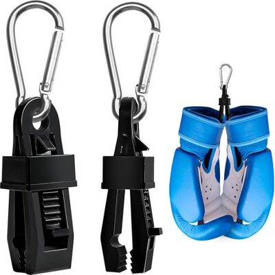 OEM Juego De 2 Soportes Metálicos Para Guantes De Boxeo: Mosquetón Resistente Para Sujetar Y Transportar Tus Guantes De Mma Y Muay Thai En Una Mochila, Bolsa De Deporte O Maleta. OEM Juego De 2 Soportes Metálicos Para Guantes De Boxeo: Mosquetón Resistente Para Sujetar Y Transportar Tus Guantes De Mma Y Muay Thai En Una Mochila, Bolsa De Deporte O Maleta.