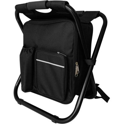 DPZO Silla De Camping Plegable Con Mochila, Ultraligera E Impermeable Para Camping, Picnic Y Caza (negra) DPZO Silla De Camping Plegable Con Mochila, Ultraligera E Impermeable Para Camping, Picnic Y Caza (negra)