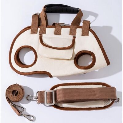 OEM Transportín Cruzado Arnés Ajustable Cuerpo Completo, Mochila Portátil Transpirable Correa Hombro Manos Libres Bolsillo Premios, Beige Marrón OEM Transportín Cruzado Arnés Ajustable Cuerpo Completo, Mochila Portátil Transpirable Correa Hombro Manos Libres Bolsillo Premios, Beige Marrón