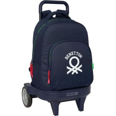 OEM Mochila Escolar Con Ruedas Benetton Together Azul Marino 33 X 45 X 22 Cm OEM Mochila Escolar Con Ruedas Benetton Together Azul Marino 33 X 45 X 22 Cm