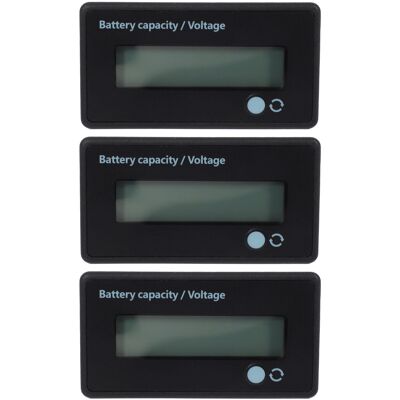 OEM Medidores De Batería De 12 V, 24 V, 36 V Y 48 V, Monitor De Descarga De Baterías De Plomo-ácido Y De Iones De Litio. OEM Medidores De Batería De 12 V, 24 V, 36 V Y 48 V, Monitor De Descarga De Baterías De Plomo-ácido Y De Iones De Litio.