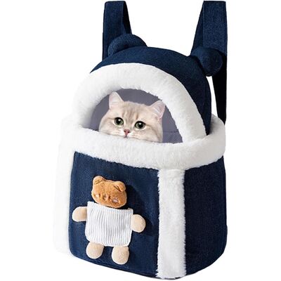 OEM Bolsa Transportadora Para Mascotas - Mochila De Viaje - Para Excursiones De Invierno - Interior Isotérmico - 32 X 25 X 40 Cm - Azul OEM Bolsa Transportadora Para Mascotas - Mochila De Viaje - Para Excursiones De Invierno - Interior Isotérmico - 32 X 25 X 40 Cm - Azul