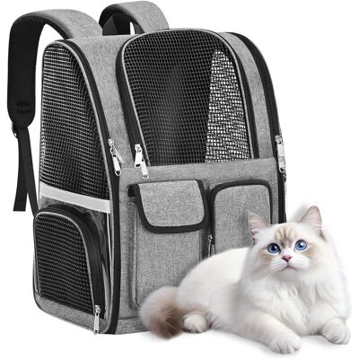 OEM Mochila Para Gatos – Bolsa Transportadora Transpirable Con Gran Capacidad, Múltiples Cremalleras, Tiras Reflectantes Y Cómodas Correas Para Los Hombros – Bolsa Transportadora Para Gatos OEM Mochila Para Gatos – Bolsa Transportadora Transpirable Con Gran Capacidad, Múltiples Cremalleras, Tiras Reflectantes Y Cómodas Correas Para Los Hombros – Bolsa Transportadora Para Gatos