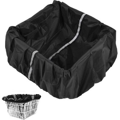 OEM Funda Impermeable Con Franjas Reflectantes, Funda Impermeable Cesta Bicicleta, Funda Impermeable Mochila, Fácil Instalar, 42 X 33 X 25 Cm, Negro OEM Funda Impermeable Con Franjas Reflectantes, Funda Impermeable Cesta Bicicleta, Funda Impermeable Mochila, Fácil Instalar, 42 X 33 X 25 Cm, Negro