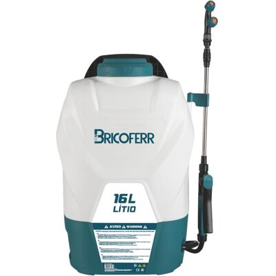 Bricoferr Pulverizador De Mochila A Batería De Litio 16l Bricoferr Pulverizador De Mochila A Batería De Litio 16l