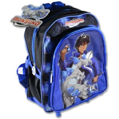 TRADE SHOP TRAESIO Trade Shop - Carrito Monsum Monsum Mochila Con Bolsillo De Bolsillo Pvc Cierre De Cierre De Color Azul - TRADE SHOP TRAESIO Trade Shop - Carrito Monsum Monsum Mochila Con Bolsillo De Bolsillo Pvc Cierre De Cierre De Color Azul -